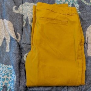 Mustard Yellow Pixie Pants